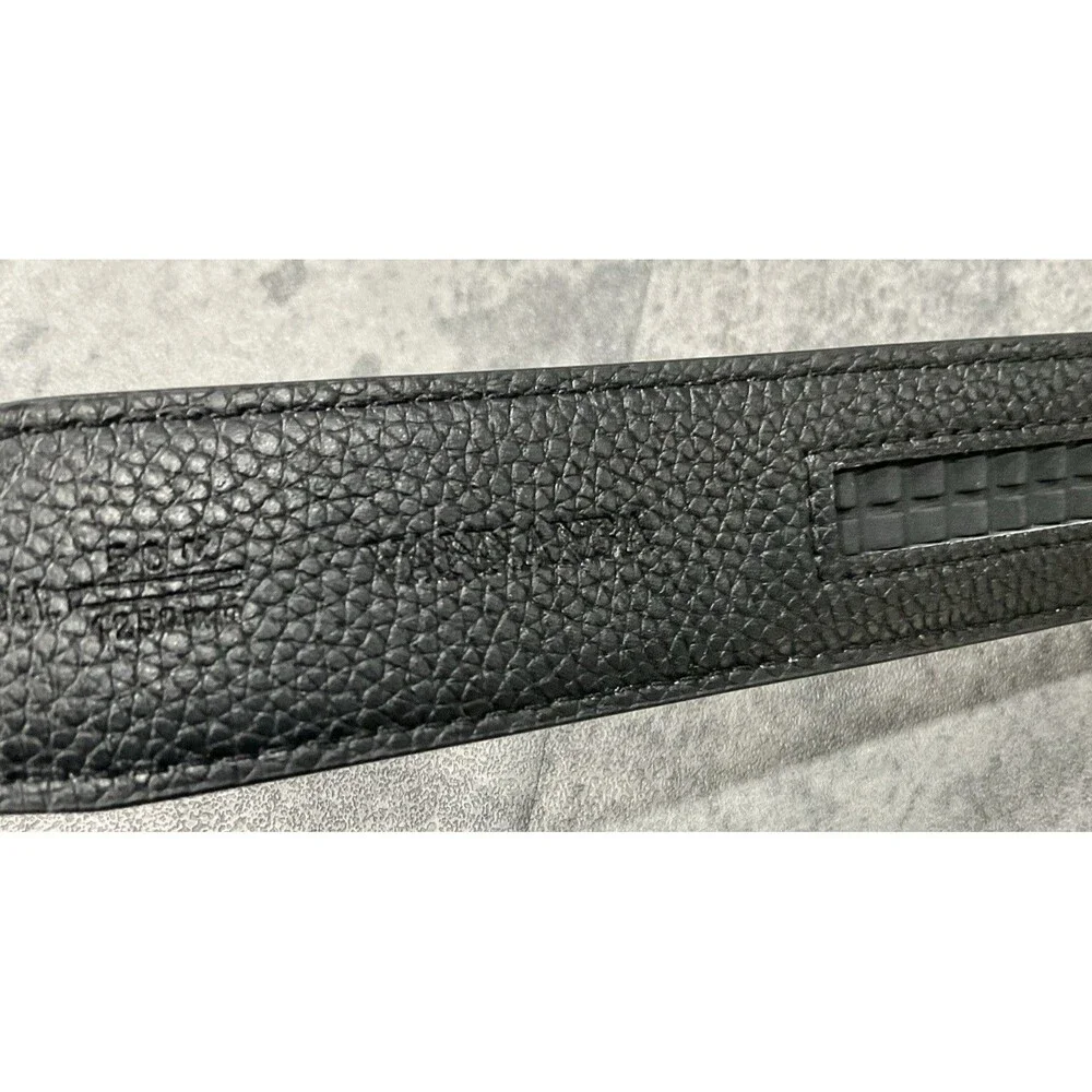 Vannanba Men’s Ratchet Leather Belt With Automatic Buckle Alloy